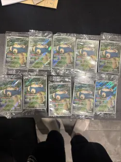 Pokemon Snorlax SVP 051 Scarlet and Violet 151 Series, Sealed X10 - Image 1