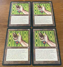 Vintage 1995 MTG English JEWELED AMULET X4 -Ice Age Magic The Gathering Card - Image 2