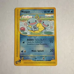 Wooper 117/147 Aquapolis Regular [LP] Pokemon TCG - Image 1
