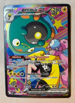 Pokemon Ascended Heroes Ionos Bellibolt EX 279/217 Special Illustration Rare SIR - Image 1