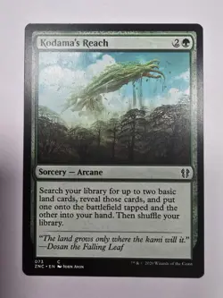 Kodama's Reach Commander: Zendikar Rising Regular Mtg Magic The Gathering - Image 1