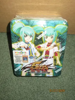 Yugioh 2009 Exclusive Leo & Luna Collectors Tin Factory Sealed - Image 1