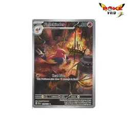 199/193 Fletchinder : Illustration Rare Card :SV-02 Scarlet & Violet Paldea Evol - Image 1