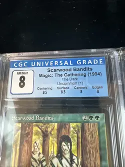 The Dark “Scarwood Bandits” Magic The Gathering CGC 8 Universal Grade - Image 2