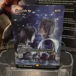 Stay With Me (Rhystic Study) - NON-FOIL - Final Fantasy - MTG - Near Mint M0031 - Image 1