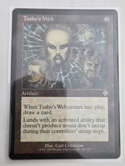mtg, Tsabo's Web Invasion Regular NM - Image 1