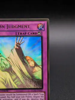 Solemn Judgment - Ghost/Gold Rare - GLD5-EN045 - Limited Edition - LP - Image 3