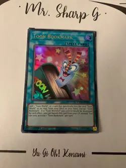 TOON BOOKMARK - 1st EDITION TOCH-EN003 ENGLISH Yu Gi Oh! CARD ULTRA RARE HOLO - Image 3