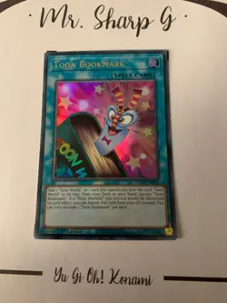 TOON BOOKMARK - 1st EDITION TOCH-EN003 ENGLISH Yu Gi Oh! CARD ULTRA RARE HOLO - Image 4