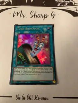 TOON BOOKMARK - 1st EDITION TOCH-EN003 ENGLISH Yu Gi Oh! CARD ULTRA RARE HOLO - Image 5