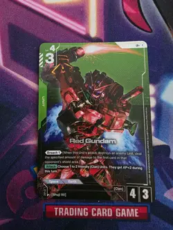 Red Gundam - ST06-005 LR+ Alt Art Gundam Card Game Clan Unity English mint - Image 1