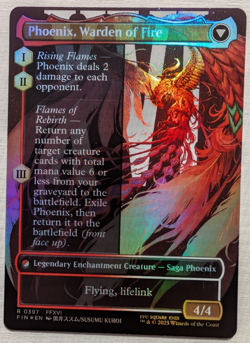 Joshua, Phoenix's Dominant (Borderless) Final Fantasy Foil #0397 MtG - Image 2