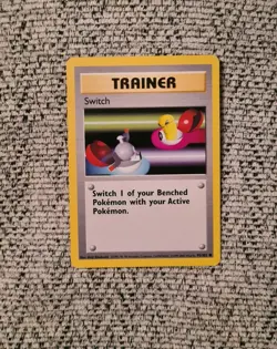 Switch 95/102 4th Print Base Set Pokemon Card 1999 - 2000 Machine Error *RARE* - Image 1