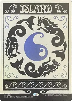 MTG - Island (0889) (Rainbow Foil) - Secret Lair - Light Play - Foil - Image 1