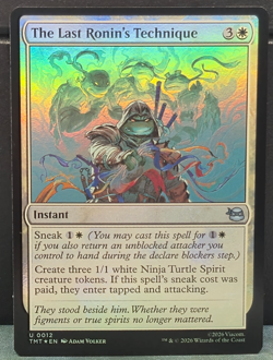 The Last Ronin's Technique 0012 FOIL TMNT Teenage Mutant Ninja Turtles Uncommon - Image 1