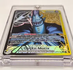 One Piece TCG Gecko Moria Leader OP04-080 SR Alt Art Holo ENGLISH | Mag Case - Image 3
