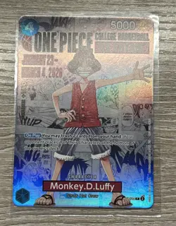 One Piece Card Monkey.D.Luffy US College Basketball Voyage Promo - Image 1