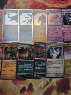 SV: Prismatic Evolutions Bulk No Duplicates 79 Commons, 21 Holos, 100 Total Card - Image 5