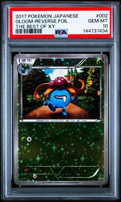Gloom 002/171 The Best of XY Reverse Holo Japanese Card PSA 10 Gem Mint - Image 1