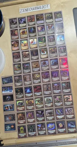 World of Warcraft COMPLETE LOOT CARD TCG SET - CODES ARE USED - all (60) + BONUS - Image 2