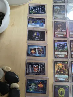 World of Warcraft COMPLETE LOOT CARD TCG SET - CODES ARE USED - all (60) + BONUS - Image 5
