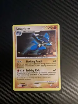 Pokemon Card - Lucario POP Series 8 2/17 Holo Rare Pack Fresh - Image 1