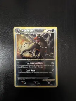Houndoom 5/90 Undaunted Set Pokemon Card League Promo Reverse Holo Exclusive LP - Image 1