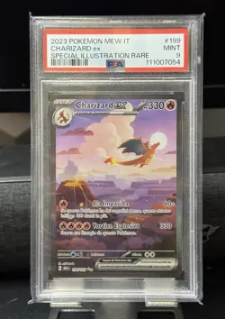 PSA 9 Charizard ex #199 Pokemon 151 Pokemon Card Italiano ITA MINT - Image 1