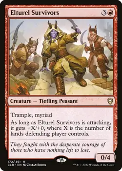 [MTG] Elturel Survivors (Foil) (172) (CLB) NM - Image 1