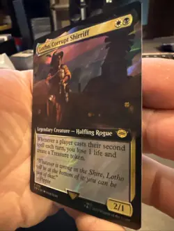 Lotho, Corrupt Shirriff (Extended Art) (Surge Foil) Lord of the Rings 781 NM - Image 3