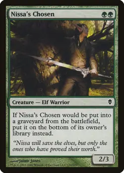 Nissa's Chosen (171) Zendikar ZEN MTG Magic - Image 1