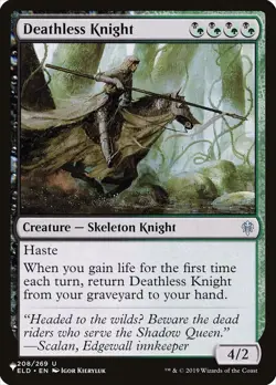 Deathless Knight The List XQX MTG Magic - Image 1