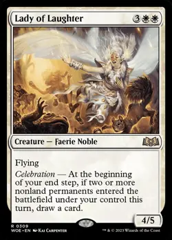 Lady of Laughter Foil (309) Wilds of Eldraine WOE MTG Magic - Image 1