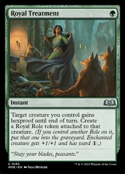 Royal Treatment (183) Wilds of Eldraine WOE MTG Magic - Image 1
