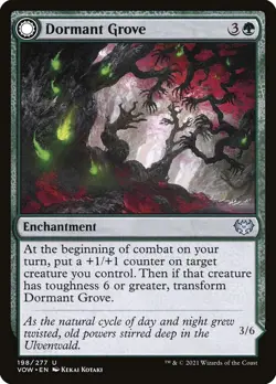 Dormant Grove // Gnarled Grovestrider (198) Innistrad: Crimson Vow VOW MTG Magic - Image 1