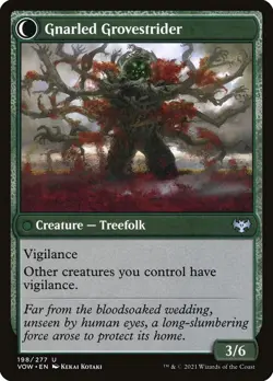Dormant Grove // Gnarled Grovestrider (198) Innistrad: Crimson Vow VOW MTG Magic - Image 2