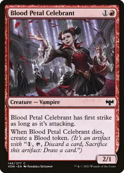 Blood Petal Celebrant Foil (146) Innistrad: Crimson Vow VOW MTG Magic - Image 1
