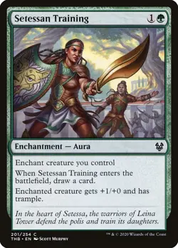 Setessan Training Foil (201) Theros Beyond Death THB MTG Magic - Image 1