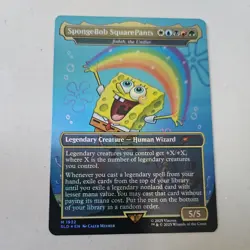 MTG - SpongeBob SquarePants - Rainbow Foil - Secret Lair - Magic the Gathering - Image 1