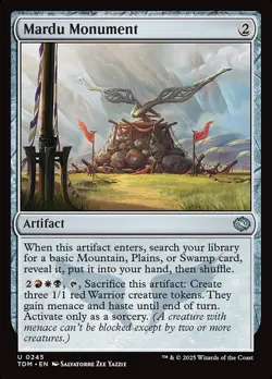 Mardu Monument Foil (245) Tarkir: Dragonstorm TDM MTG Magic - Image 1