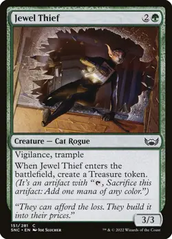 Jewel Thief Foil (151) Streets of New Capenna SNC MTG Magic - Image 1