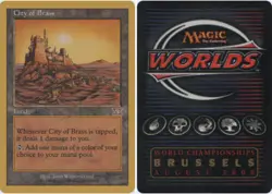 City of Brass - Nicolas Labarre - 2000 ~ Near Mint World Championship O MTG Magi - Image 1