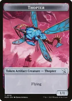 First Mate Ragavan (006) // Thopter (019) Foil Token March of the Machine MTG - Image 1
