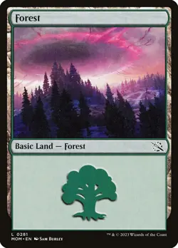 Forest (281) March of the Machine MOM MTG Magic - Image 1