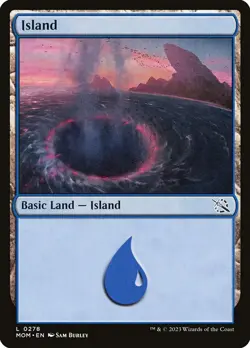 Island Foil (278) March of the Machine MOM MTG Magic - Image 1