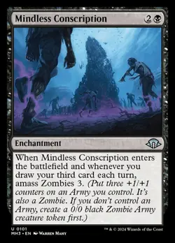 Mindless Conscription Foil (101) Modern Horizons 3 MH3 MTG Magic - Image 1
