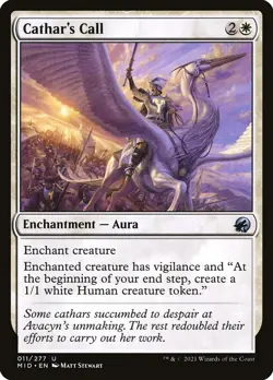 Cathar's Call Foil (011) Innistrad: Midnight Hunt MID MTG Magic - Image 1