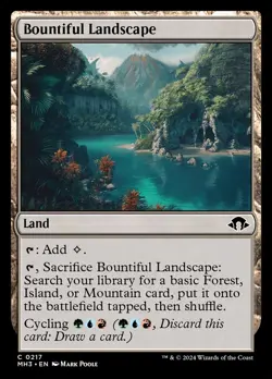 Bountiful Landscape Foil (217) Modern Horizons 3 MH3 MTG Magic - Image 1