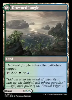 Drowner of Truth // Drowned Jungle Foil (253) Modern Horizons 3 MH3 MTG Magic - Image 2