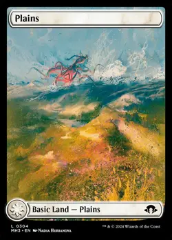 Plains Foil (304) Full Art Modern Horizons 3 MH3 MTG Magic - Image 1